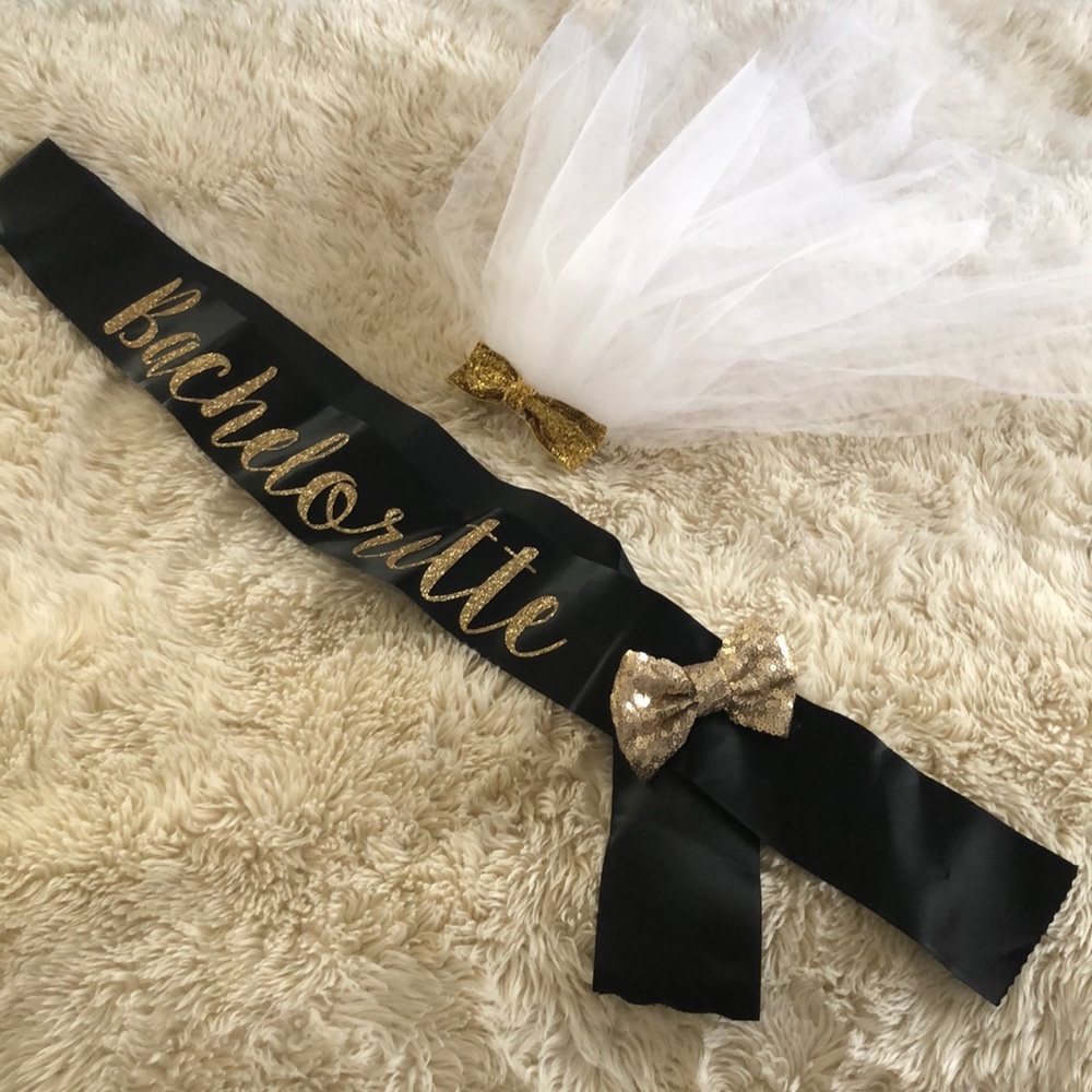 Bachelorette Party Sash and Veil